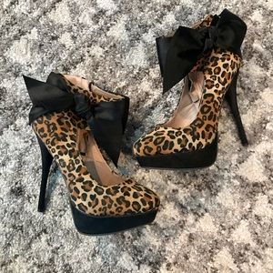 Leopard Stiletto Heels